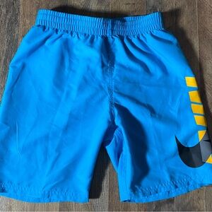 🆕 Nike Swim Boys' Shift Breaker 7" Swim Shorts Blue Green Medium